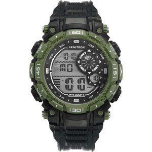 Men's Digital Chronograph Resin Strap Sport Watch